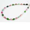 Natural Watermelon Tourmaline Faceted Tear Beads Strand Length 7 Inches and Size 5mm approx.